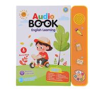 RASTKY Libro Interattivo Parlante Inglese per Bambini, Libro Sonoro Audio Educativo con Illustrazioni Vivaci, Sviluppa abilità Linguistiche, Adatto a Bambini Sopra i 3 Anni