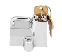 RASTKY Lucchetto per Casco Moto in Acciaio Inossidabile Gancio di Alta qualità con 2 Chiavi, Piccolo Strumento per Appendere i Caschi in Modo Sicuro, Lucchetto per Casco Universale per Biciclette