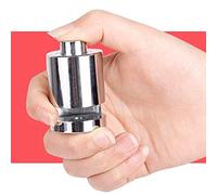 RASTKY Lucchetto per Freno a Disco per Bici Mini Lucchetto di Sicurezza Impermeabile con 2 Chiavi per Bicicletta da Montagna in Lega Argento 1,8x1,2x1,2 Pollici