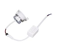 RASTKY Luce Ad Incasso a LED Angolare, Luce Soffitto Bianca da 5 W con Alta, Corpo in Alluminio, 2 Pollici, Dimmerabile, Adatto a Interni, 1 Pacco (Luce naturale 4000K)