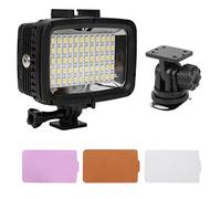 RASTKY Luce di Riempimento LED per Fotocamera Portatile per PC con 3 Pannelli a Luce Soffusa Temperatura Colore 5500-6000K per Fotografia Professionale