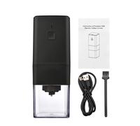 RASTKY Macinacaffè Elettrico con Macinatura Regolabile per Casa, Viaggi, Ufficio, Mini macinacaffè Portatile per caffè French Press, 398 G, (BLACK)