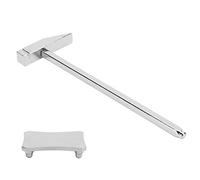 RASTKY Martello in Acciaio Fai-da-Te con Piastra Base Antiscivolo, Impugnatura Ergonomica, Dimensioni Compatte Ideali per Uso Domestico, Acciaio/2 X 6,7 Pollici/1 X Martello per gli Appassionati del