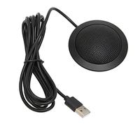 RASTKY Microfono con Conferenza Onnidirezionale a 360 Gradi con Riduzione del Rumore-plug and Play, Base Non Slittana, Riunioni Online Ideali, Conferenze Aziendali, Giochi e Chat Video-USB