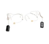 RASTKY Microfono con Cuffia Wireless Professionale Facile da Usare Leggero e Confortevole per lo Streaming Live, L'insegnamento del Mini Microfono Wireless 2.4G