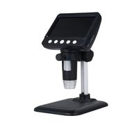 RASTKY Microscopio Digitale Ad Alta Risoluzione con Ingrandimento 1000X con Display IPS da 4,3" per Ispezione PCB e Formazione degli Studenti, Scienze, Biologia, Chimica - ABS (369)