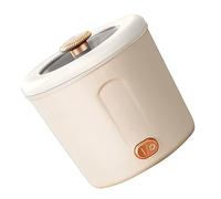 RASTKY Mini Pentola Elettrica Elettrica Portatile Multifunzionale Piccola Pentola per Viaggi in Dormitorio Studentesco 520 G (WHITE)