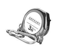 RASTKY Mini Portachiavi con Metro a Nastro in Acciaio, Strumento di Misurazione Durevole per attività All'aperto