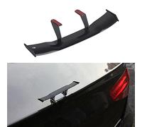RASTKY Mini Spoiler in Fibra di Carbonio Spoiler Decorativo Ala di Coda Automobilistica + Mini di Coda Universale + Accessori Automobilistici/esterni/, Ali e Kit di Styling/ (BLACK)