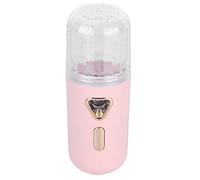 RASTKY Mini Umidificatore per il Viso Ricarica USB Nebulizzatore per il Viso Portatile Nano Atomizzazione Idratante 30 Ml Mini Umidificatore Regalo per Amici e Familiari (PINK)