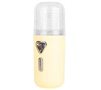 RASTKY Mini Umidificatore per il Viso Ricarica USB Nebulizzatore per il Viso Portatile Nano Atomizzazione Idratante 30 Ml Mini Umidificatore Regalo per Amici e Familiari (YELLOW)