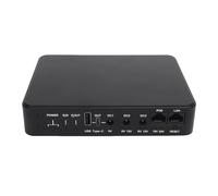 RASTKY Mini UPS Batteria di Backup 6 Porte 10400mAh Gruppo di continuità per Telecamera Router POE 15V 24V USB DC 5V 9V 12V Alimentatore di Emergenza per Sicurezza Domestica Design Compatto