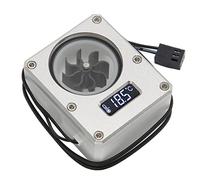 RASTKY Misuratore DI Raffreddamento Ad Acqua per PC - Interfaccia 3pin da 12 V G1/4 FILLE METURE AURSH AURSH AURIDET SISTEMI DI RESVULAMENTO PC (SILVER)