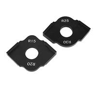 RASTKY Modelli di Raggio per Angoli Arrotondati Anodizzati Strumento di Misurazione Hardware R15/R20 R25/R30 per un Posizionamento Accurato del Legno, Localizzatore Rapido di Raccordi da 2 Pacchi