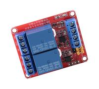 RASTKY Modulo relè a 2 di Alta qualità con Isolamento Fotoaccoppiatore e Design con Tolleranza Ai Guasti per un Controllo Preciso, Ideale per gli Appassionati di Elettronica o Automazione