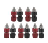 RASTKY Morsetti per Terminali Inverter in Ottone Ad Alta Purezza, Set di 5, per Trasmissione di Corrente Stabile, Celle Solari