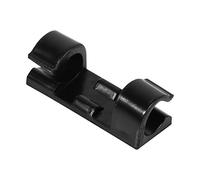 RASTKY Morsetto per la Gestione dei Cavi Efficiente Supporto per L'ordine dei Cavi Clamp/Holder per 20 Pezzi per L'organizzazione della Scrivania di Casa e Ufficio/Bianco/Grigio (BLACK)