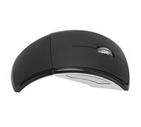 RASTKY Mouse Wireless Pieghevole Portatile Portatile 2.4G Compact Wireless Arc Mouse 1600 DPI Slim Design Gaming Travel (BLACK)