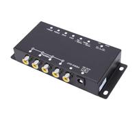RASTKY Multiplexer con Processore Quadruplo Splitter Video a 4 per Telecamera di Sicurezza CCTV con 4 Ingressi 1080P AHD CVBS N+P Doppio a Basso Consumo Energetico