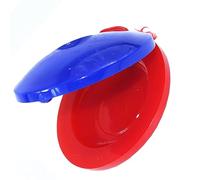 RASTKY Naccherina per Dita per Bambini Strumento a Percussione in Plastica Dal Design Adorabile, Migliora la capacità di Percezione della Musica per i Bambini, Interazione con i Genitori (Rosso Blu)