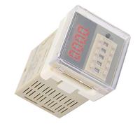 RASTKY O111ROM DH48J-8A Relè Temporizzato di Ritardo Contatore Elettronico Digitale LCD a 8 Pin 0-999900 -Display LCD, Ampio Intervallo di Conteggio, Applicazioni Versatili (24VAC/DC)