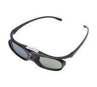 RASTKY Occhiali per Visualizzazione 3D LCD 1080P Ad Alto Contrasto Grandangolare 178° per Proiettori / (BLACK)