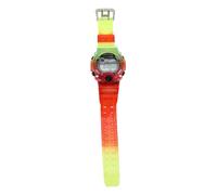 RASTKY Orologio Digitale Impermeabile Dual Time Con Illuminazione a LED Conto Alla Rovescia per Uomini e Donne Sportivi, Adatto per attività All'aperto (Verde Rosso)