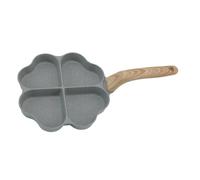 RASTKY Padella Antiaderente per Pancake a Forma di Cuore per Uova, Riscaldamento Uniforme, per, Meno Olio e Fumo, Multifunzionale per gli Amanti della Colazione, Lega di Alluminio da 7,7 Pollici