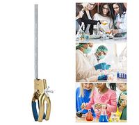 RASTKY Pallone, Condensatore e Provetta con Morsetto da Laboratorio in Rame - Ed Esperimenti Scientifici con Morsetto di Fissaggio