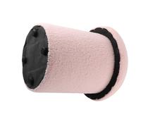 RASTKY Panca per Divano Rotonda Semplice Elastica Morbida Comodo Poggiapiedi per la Decorazione Domestica in Legno di Pino 3500 G (PINK)
