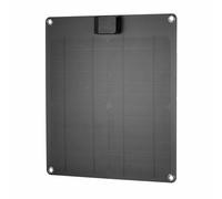 RASTKY Pannello Solare 15 W*4 5 V/12 V, Caricabatteria per Auto, Porte di Uscita a Catena USB DC, Portatile, Impermeabile, per Auto, Barca, Telefoni, Laptop, Fotocamera Sportiva, Kit (4)
