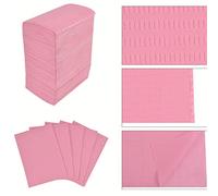 RASTKY Panno Spesso e Resistente Usa e Getta per Tatuaggi Puliti, 125 Pezzi, per Tatuatori Professionisti e Appassionati, 17,1 X 12,8 Pollici (PINK)