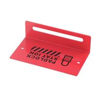 RASTKY Parole Chiave precise: Stazione di Chiusura Organizzata per la Gestione dei Lucchetti in Acciaio Legato Rosso per 5-8 Serrature, Centro di Chiusura Pulito per le Fabbriche