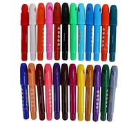 RASTKY Pastelli Rotanti Strumenti da Disegno Lavabili Colorati per Bambini, Confezione da 6 Pastelli per Tutte le età, Scatola dei Colori, Fusto della Penna (24 colori)