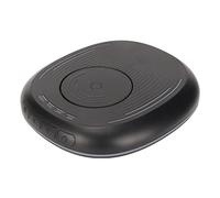 RASTKY PC Mouse Non Rilevabile con Tempismo, Mouse Automatico Silenzioso con Display LED, Plug e Design produttività Senza Sforzo (BLACK)