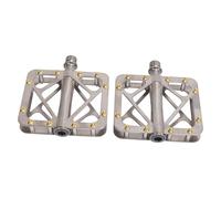 RASTKY Pedale per Bicicletta Antiscivolo in Lega di Titanio con Cuscinetti DU, Adatto Alla Maggior Parte delle Biciclette, Che Garantisce una Guida, 2 Pezzi