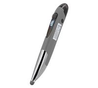 RASTKY Penna Ottica Wireless Ergonomica per Calligrafia - Penna 2,4 G Wireless ABS ABS Schermata a Mano con Adattatori per XP/7/8/10 - Tascabile Ricaricabile (grigio argento)