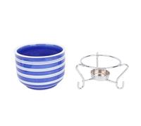 RASTKY Pentola per Fonduta di Formaggio in Ceramica Artistica, Design Squisito Realizzato a Mano per Incontri Sociali, 500 Ml, 6 Accessori