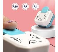 RASTKY Perforatore per Arrotondare Angoli a Risparmio di Manodopera R4 R7 R10mm Taglierina per Angoli Multiuso per Album di Foto 2,3x2,9x1,3 Pollici