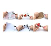 RASTKY Perforatore Piccolo a Foro Singolo Maniglia Comoda Perforatore Portatile Leggero e Compatto per il Fai da Te del Ministero degli Interni (Foro rotondo grande 6 mm)