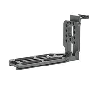RASTKY Piastra a L per Telecamera Idraulica Ballhead Piastra a Sgancio Rapido in Metallo Robusta e Durevole con Supporto per Slitta Calda 5,3x2x3,3 Pollici 1 unità (Grigio 69x36x35 cm /