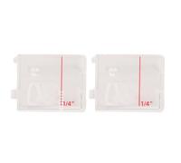 RASTKY Piastra di Copertura della Bobina da 2 Pezzi Ad Alta Precisione per Copertura della Piastra Dell'ago in ABS Trasparente Resistente per Macchine da Cucire 6800C, 6700c, 6600c, Confidence 7640,