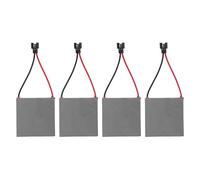 RASTKY Piastra Generatore Ventola per Camino, Utile Ricambio Durevole per Riparazione Ventole per Camino, 4 Pezzi, Sia per Uso Domestico Che in Ufficio