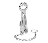 RASTKY Pinza a Becco di Mucca con Strumento per Tirare la Catena Pinza per Anelli a Becco di per Bestiame in Acciaio Inossidabile per Ranch Agricolo - 7,9x2,8 Pollici