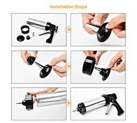 RASTKY Pistola per Pressare i Biscotti in Acciaio Inossidabile con 13 Stampi e 7 Punte per Glassa, Facile da Usare per Creare Biscotti di Zucchero, per gli Amanti della Pasticceria, 9,06 X 5,51