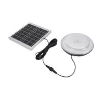 RASTKY Plafoniera Solare Dimmerabile IP65 a Prova di Pioggia con Telecomando per Interni Ed Esterni, Opzioni Luce Bianca/calda/neutra Batteria da 5000 MAh per Capannoni, Cortili, Garage, ABS, PC