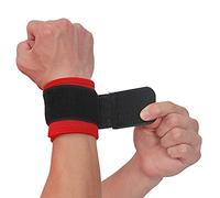 RASTKY Polsiere Regolabili da Palestra Polsino Elastico Durevole e Sicuro per Sollevamento Pesi Blackampred 14,6x3,1x0,4 Pollici (#3)