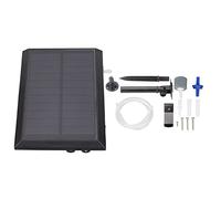 RASTKY Pompa di Ossigeno Portatile Integrata Solare per Acquario, 2 Metodi di Installazione per la Produzione di Ossigeno di Emergenza, Ricarica CC