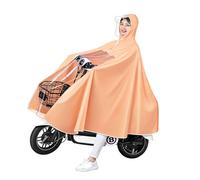 RASTKY Poncho Antipioggia per Tutto il Corpo Impermeabile per Scooter Elettrico Durevole Riutilizzabile per Adulti, Biciclette, Ciclomotori Materiale in PVC