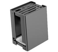 RASTKY Portacoltelli da, Portacoltelli con Drenaggio Magnetico, Supporto Multifunzionale Stabile per L'organizzazione della Domestica, Acciaio Al Carbonio